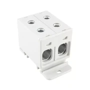 ZŁĄCZKA SZYNOWA ROZDZIELCZA 1-TOROWA 4-OTWORY 50MM2 ZGX 2x50 SZARA.webp