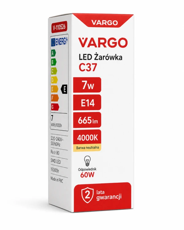LED Żarówka VARGO C37 7W E14 665lm 4000K (V-110526) 3.png