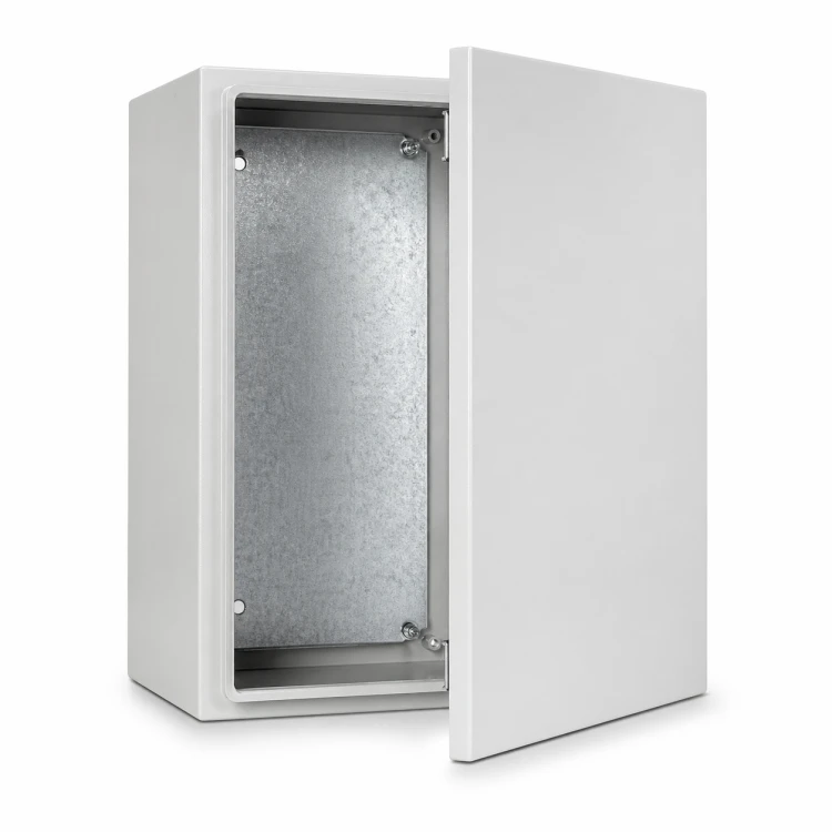 Obudowa metalowa 300x200x150 IP65 IK10 RAL 7035 z płytą montażową stalową.png