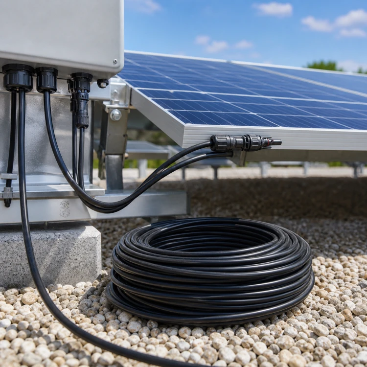 Montaż kabla fotowoltaicznego HELUKABEL SOLARFLEX-X H1Z2Z2-K 1x4 czarny na konstrukcji dachowej instalacji PV.png