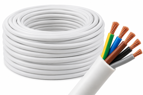 Przewód warsztatowy H05VV-F OWY 5x6 300 500V biały giętki Elektrokabel.png