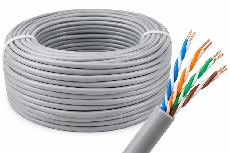 kabel UTP 4x2x0,48, kabel sieciowy szary, Alantec.png
