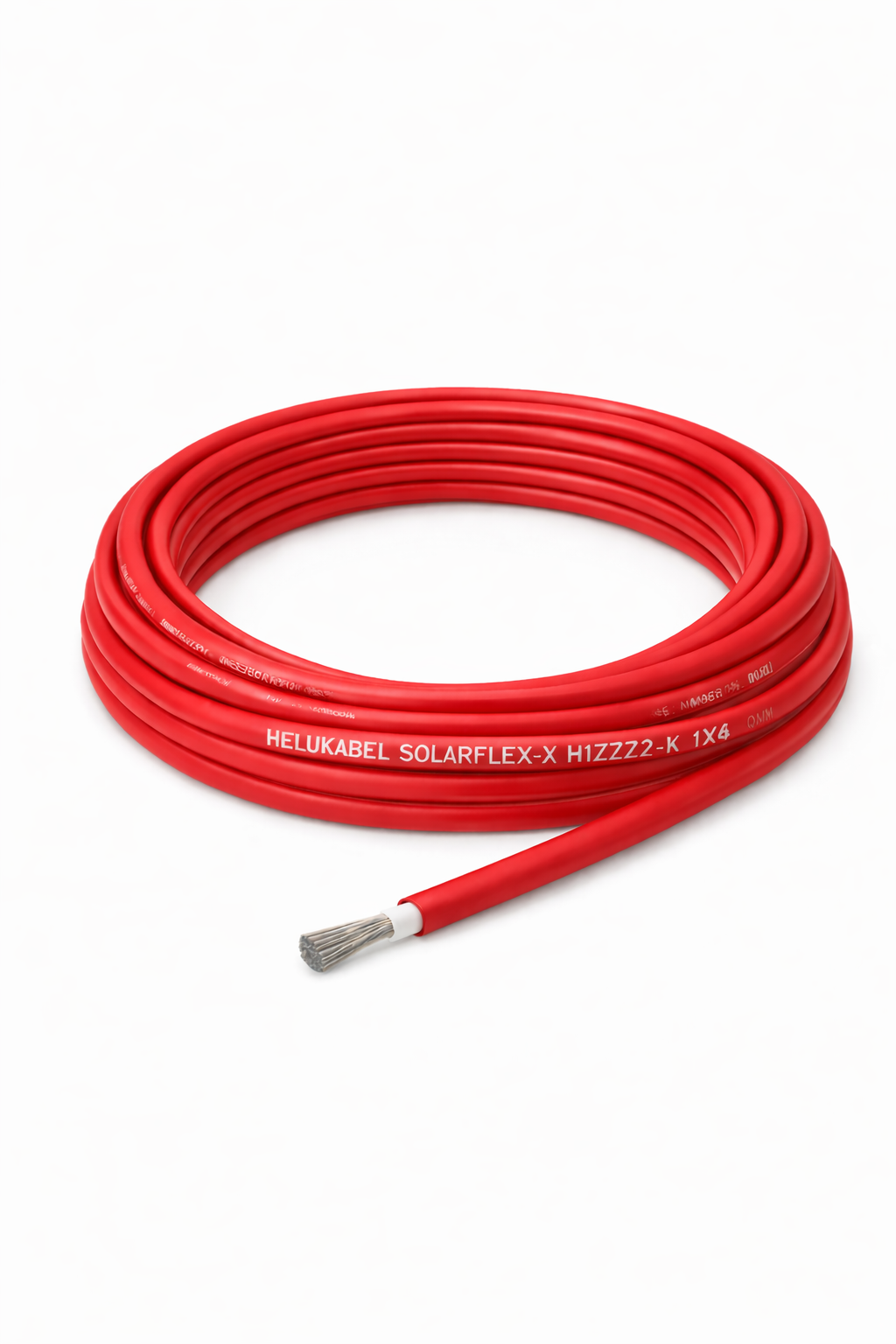 Kabel fotowoltaiczny HELUKABEL SOLARFLEX-X H1Z2Z2-K 1x4 mm² czerwony 1500 V DC